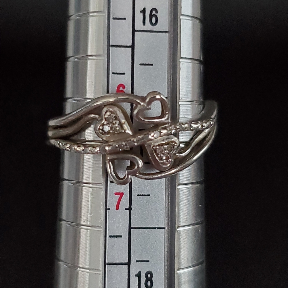 Sterling & Diamond Ring